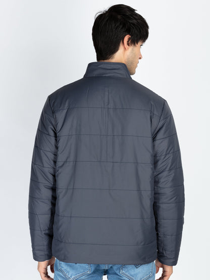 Mens Quilted Reversible High Neck Jacket