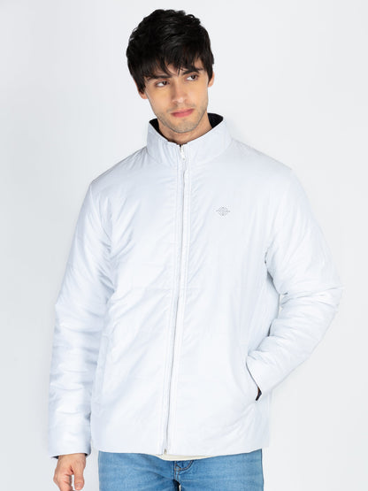 Mens Quilted Reversible High Neck Jacket