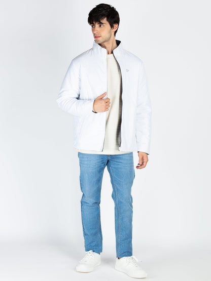 Mens Quilted Reversible High Neck Jacket