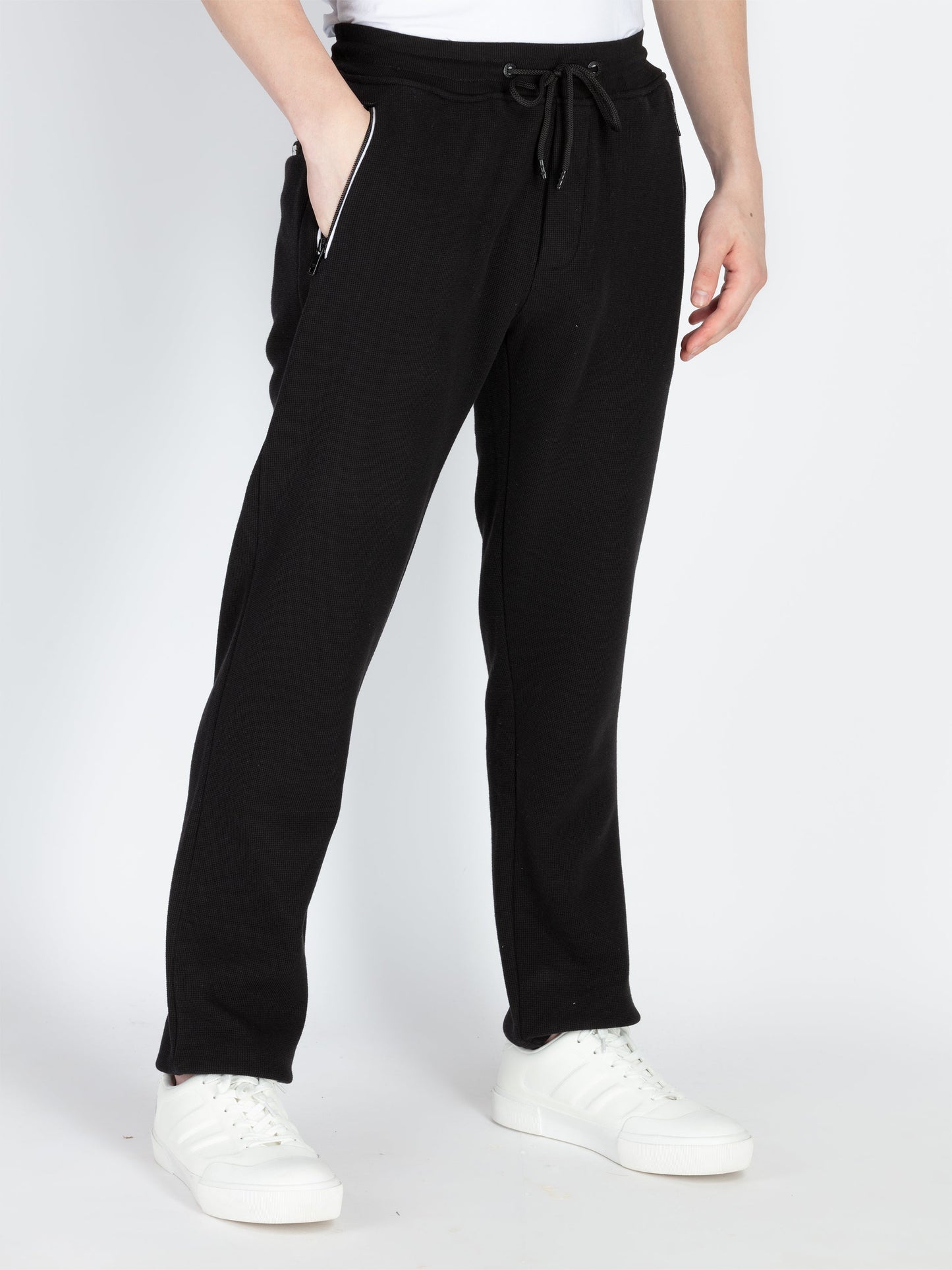 Mens Solid Regular Fit Track Pants